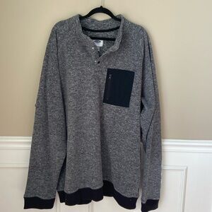 NWT Men’s Charcoal Micro Fleece Pullover by Old‎ Navy - 3XL Tall